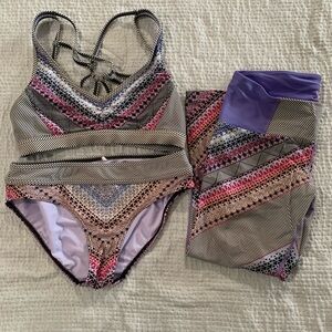 Prana Bikini Set with Rai Swim Tights